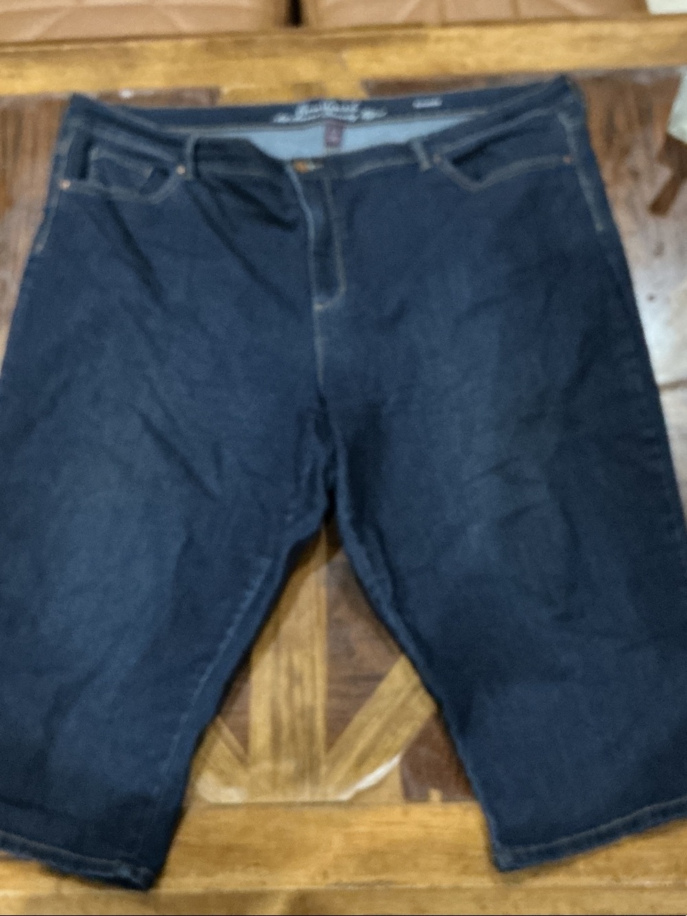Plus size Women Gloria Vanderbilt Dark Indigo Jean Shorts